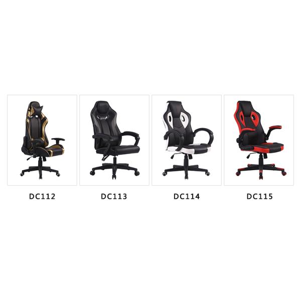 RGB LED Gaming Chair Comfortable and Professional Swivel Rolling Chair for Commercial