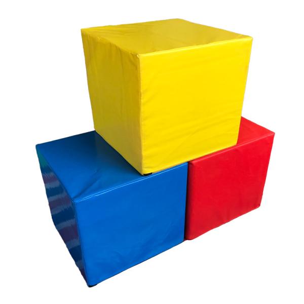 Colorful Gym Soft Play Blocks , Soft Climbing Blocks For Kids Indoor Play