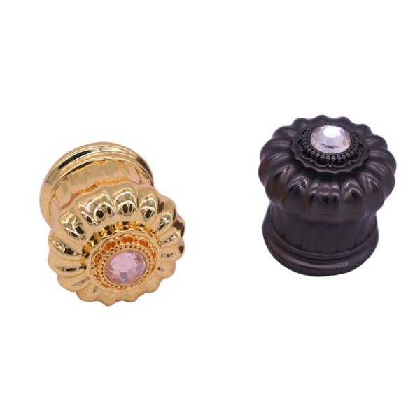 Customized Logo Premium Glossy T-Shaped Cap Zamac Perfume Cap for Fea 15