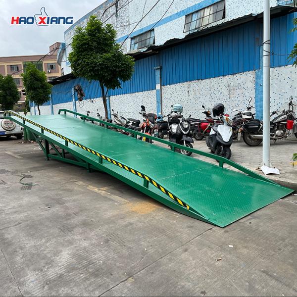 Rampes de chargement portables de 10 m 8T 8000 kg Rampe de chantier portables en acier