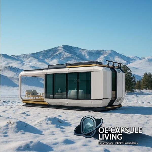 Intelligent System Outdoor Camping Cabin House Mobile Home Space Prefabricated Room Space Capsule