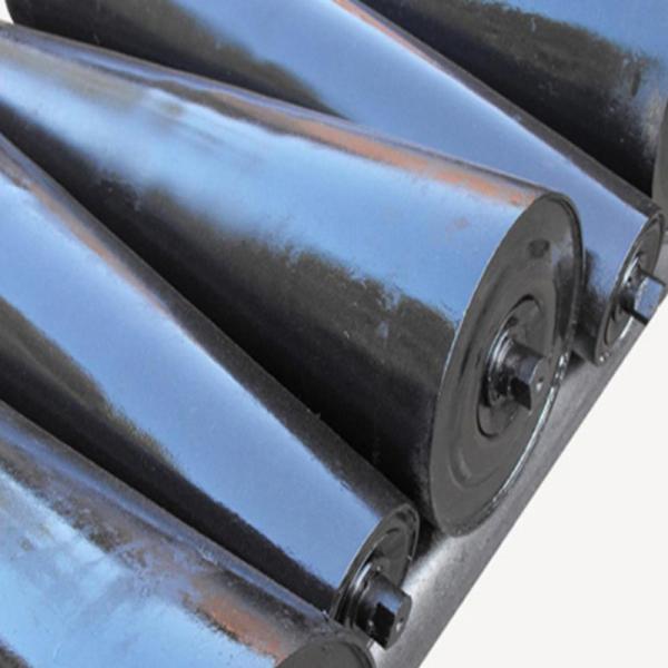 Mining And Cement Belt Conveyor Accessories Friction Self Aligning Roller Customizable
