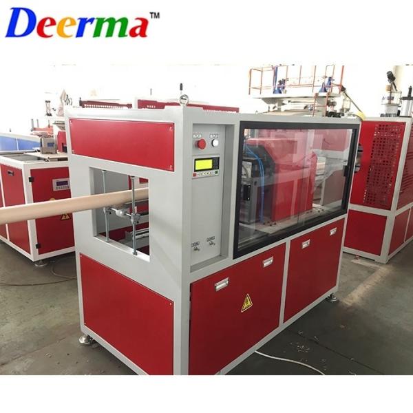 PVC Plastic Pipe Extrusion Machine with Large Diameter Capacity 180kg/h 250kg/h PVC Pipe Diameter 75-160mm or 20-110mm