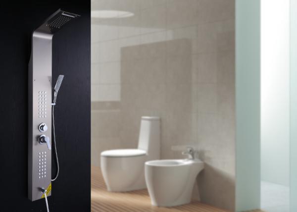 Pressure Balance Tower Rainfall And Waterfall Shower Panel System ROVATE SS Body Material