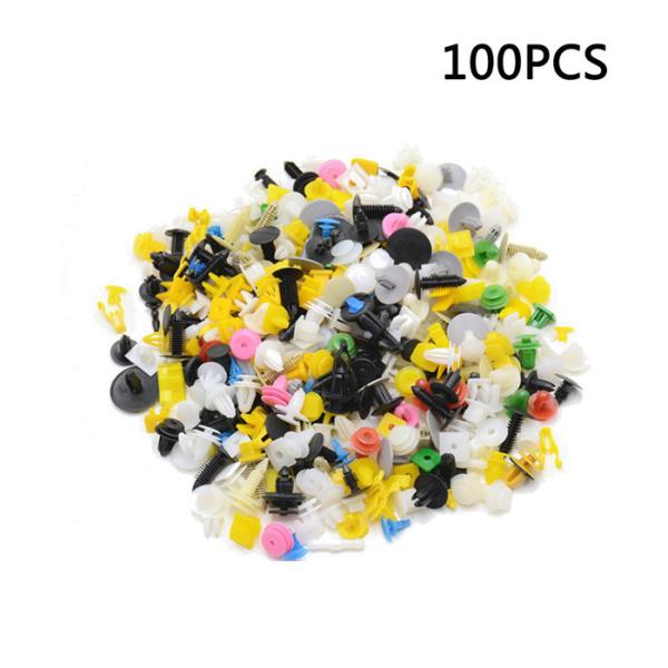 Colorful Plastic Anti Rust 200pcs Car Bumper Clips