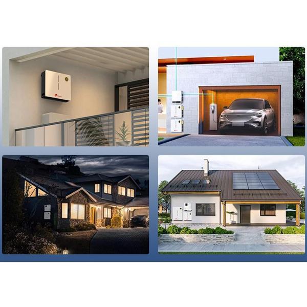 Amosolar Lifepo4 Batería 48V 51.2V 100Ah 200Ah 300Ah Baterías de litio Ciclo profundo