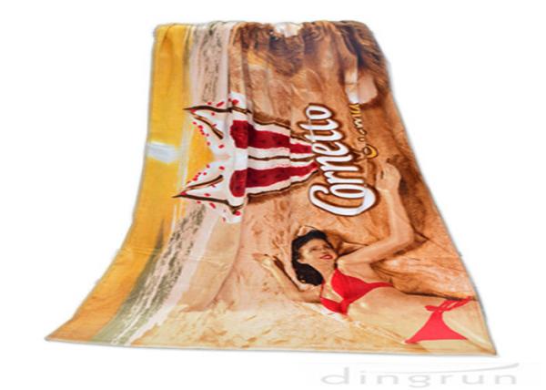 Sexy Girl Full Color Summer Beach Towels Quick Dry Soft Touch 