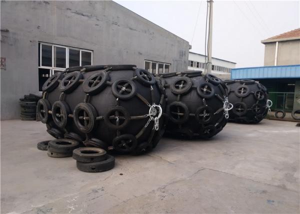 Floating Pneumatic Marine Fender Natural Rubber For Cargo Ship Docking Mooring