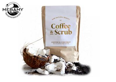 Le corps de café d'huile de noix de coco frottent des cellulites d'humidité d'offre anti- enlèvent la peau morte