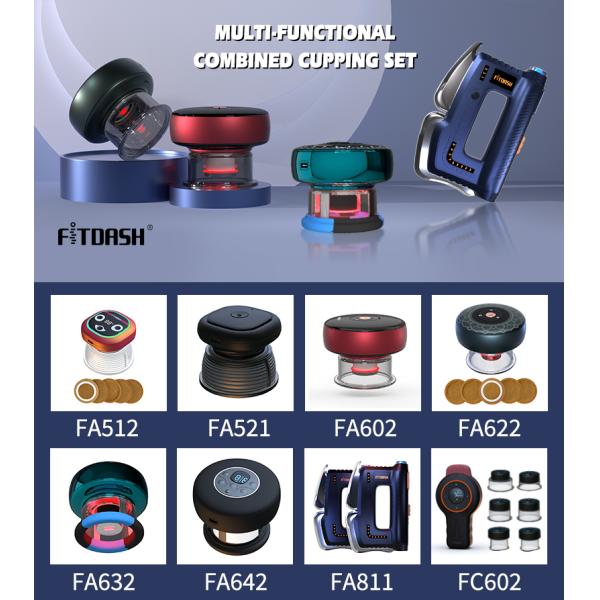 Massage Equipment Intelligent Vacuum Cupping Massager Set with Type-C Power Mode