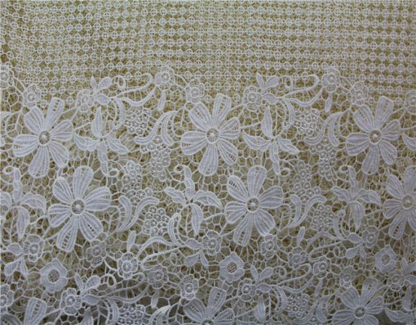 Garment Accessories Chemical Lace Fabric  Water Soluble Embroidery  lace fabric  in Different  Color
