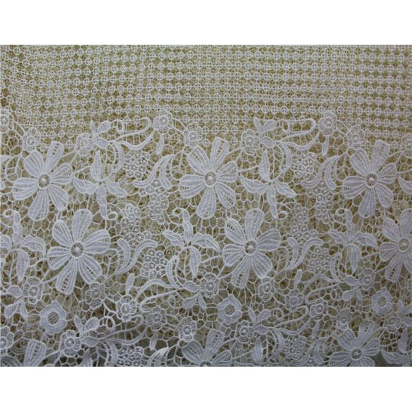 Garment Accessories Chemical Lace Fabric  Water Soluble Embroidery  lace fabric  in Different  Color
