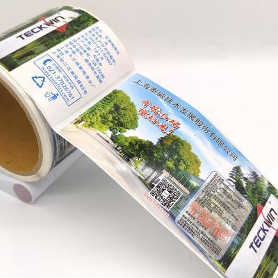 A bebida feita sob encomenda de CMYK Digitas etiqueta Pantone etiquetas lustrosas da bebida da laminação para garrafas