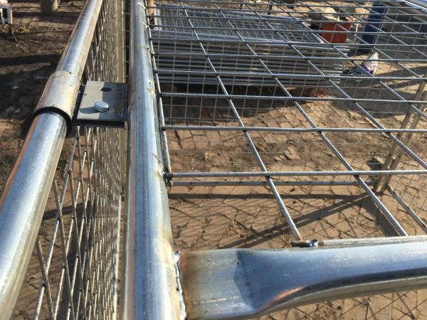 Large Temporary Fence Panel Industrial Waste Bins Cage 1500mm X 2000mm X 2000mm