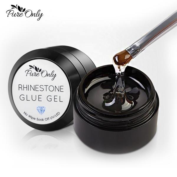 Non-toxic Pure Only Free Shipping Nail Glue 2g for Professional 50g Nail Tip Acrylic Nail Art Gel MSDS Certified