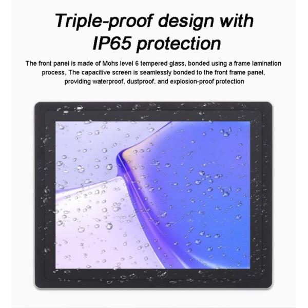 24 inch Industrial Embedded Panel PCs With IP65 Rating in Stock for AGV Controllers Machine Vision and Logistics