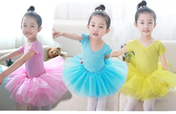 wholesale children's dance leotard clothing baby conjoined uniforms ballet girls skirts