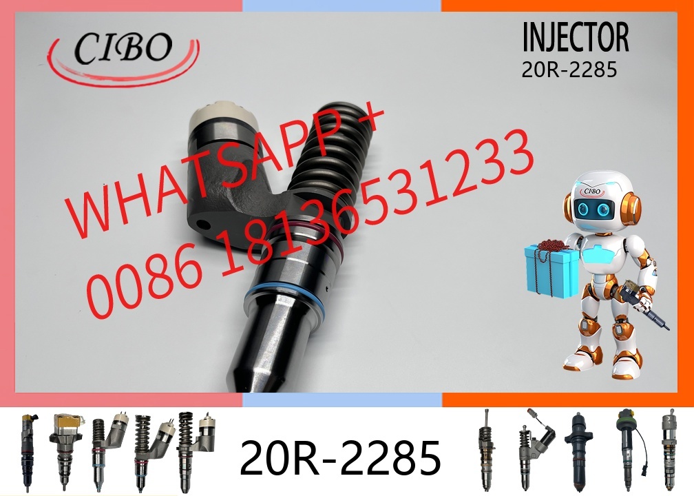 original 20R-2285 Diesel Fuel Injector for  C15 C18 Excavator Engine Replacement for OEM 359-7434 20R-1304 374-0750 20R-2284 30R-0004 original new injector