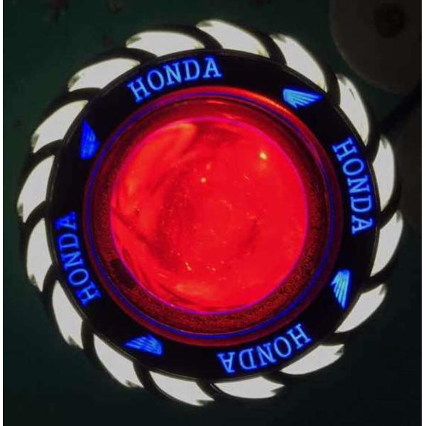 LED13 motorcycle led projector lens,non-fan version with X-case, Honda, Yamaha, Toyota colorful angel eye,red blue devil
