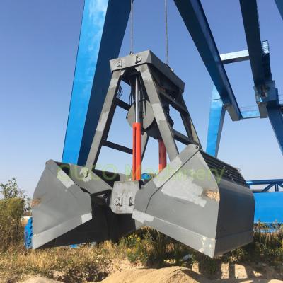 Wire Rope Radio 12 CBM Remote Hydraulic Clamshell Bucket