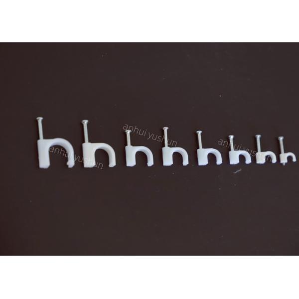 High Elasticity Grey Nylon Plastic Electric Cable Holders Clips 16mm