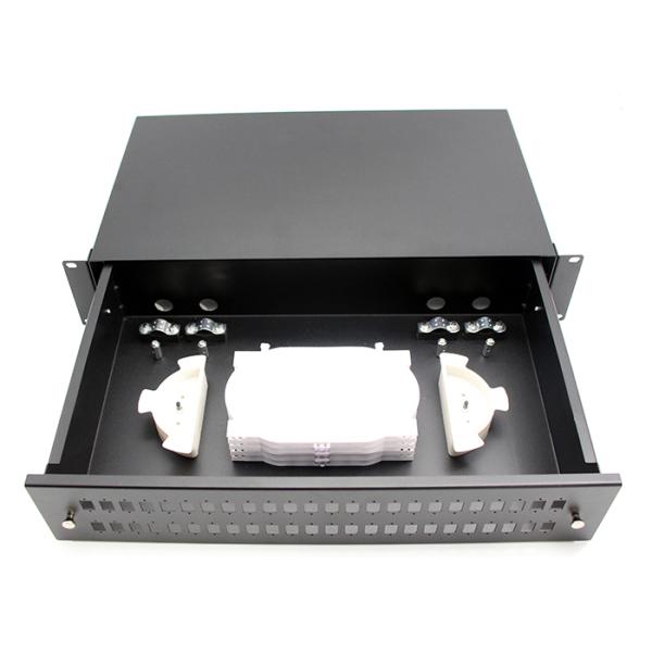 ODF сползая черноты рамки распределения ящика пульт временных соединительных кабелей волокна CRS оптически материальный