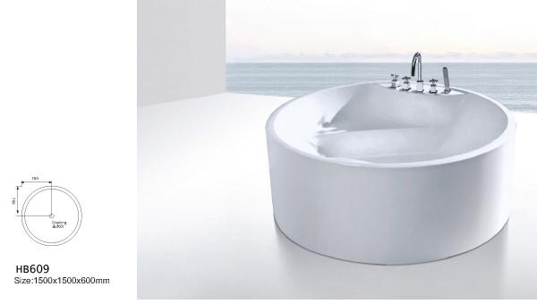Bathtubs, freestanding Bathtub without faucet , hand shower HB609