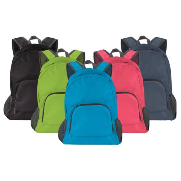Ultralight Outdoor Sports Travel Back Pack with Custom Logo Print Pattern Zipper Closure