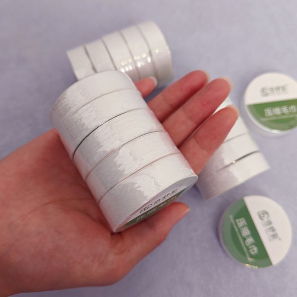 15pcs 32*60cm Embossed Round Bath Towel Compressed for Hiking Camping Beach Adult Travel