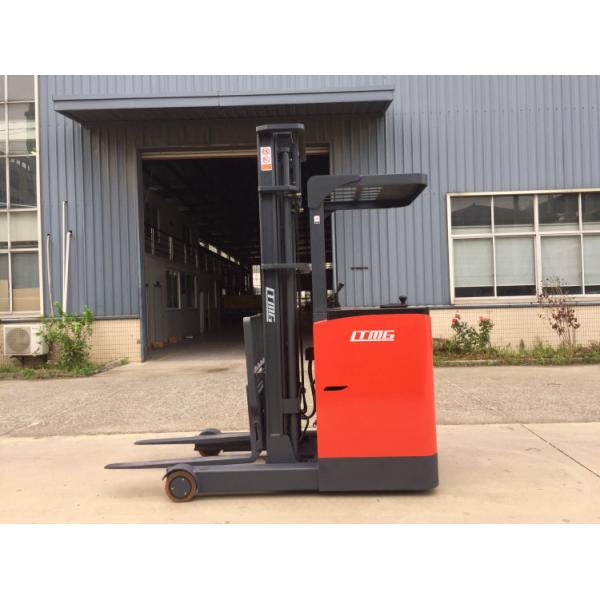 2 Ton 11m Lifting Height Electric Reach Forklift Machine Sit On Type