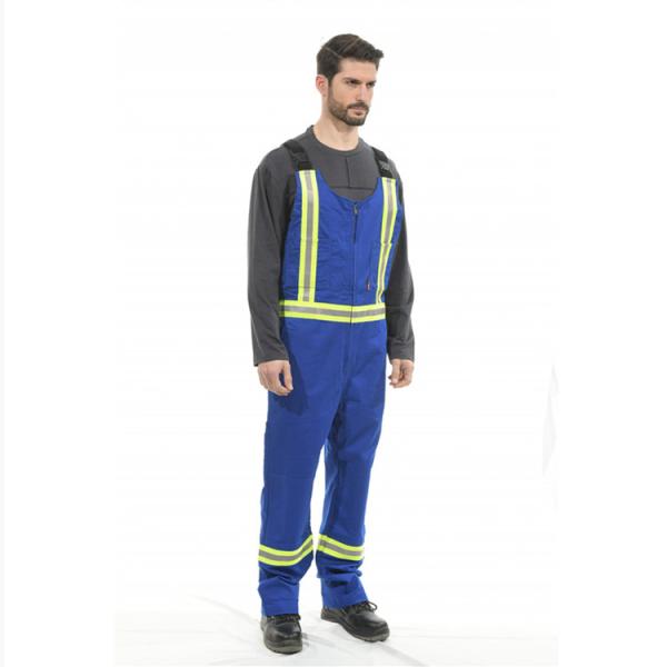 Calças resistentes da chama do algodão EN11611 para a indústria de soldadura 210gsm - 350gsm