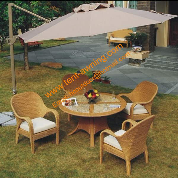 Aluminum Cantilever Parasol Waterproof Outdoor Garden Hanging Umbrella