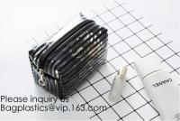 Promotional Pu make up cosmetic bag sequin pvc zipper pouch,make up bag pouch,Organizer Pouches Tote Bag for Women