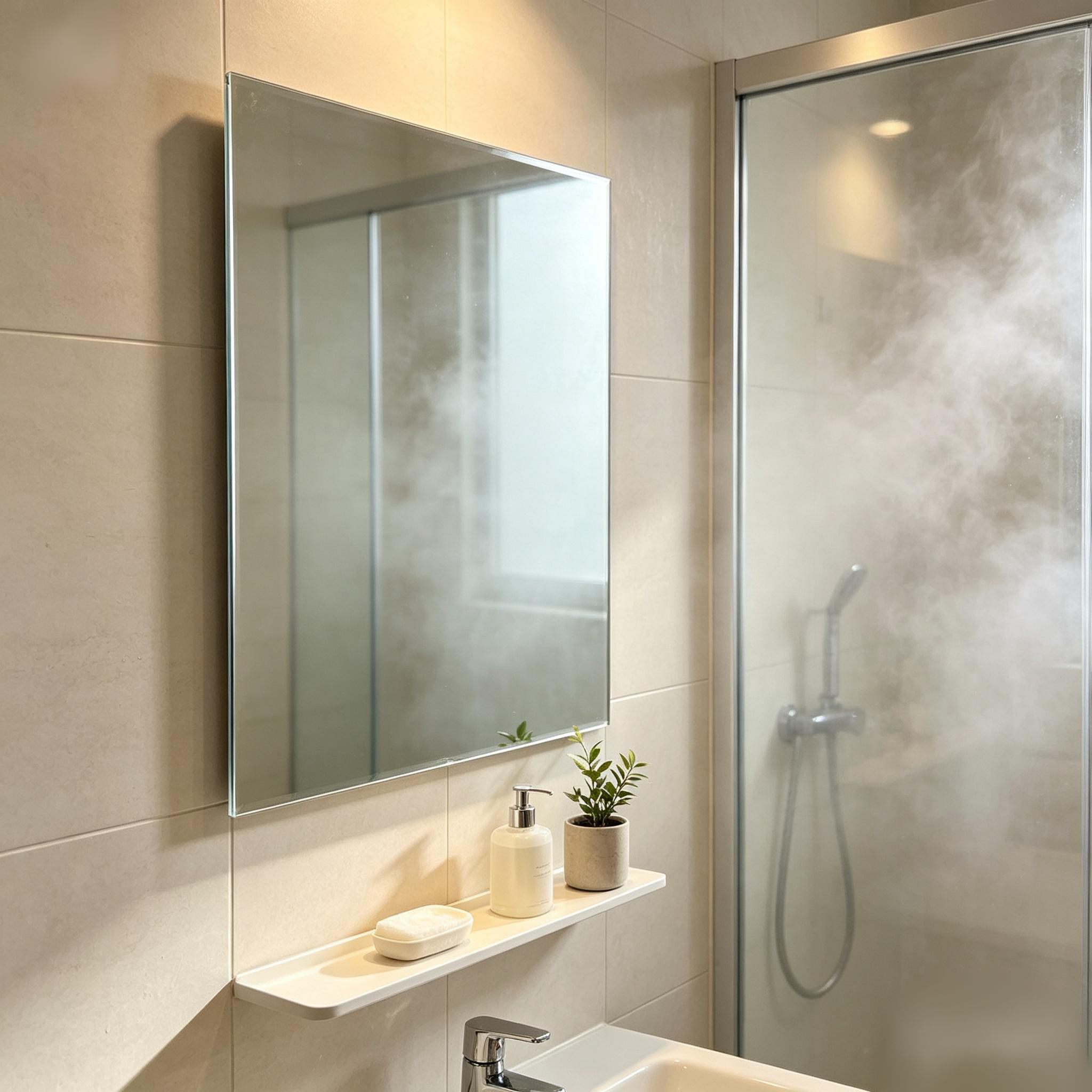 Anti Fog PC Flexible Plastic Sheet Moisture Resistance For Bathroom Shower