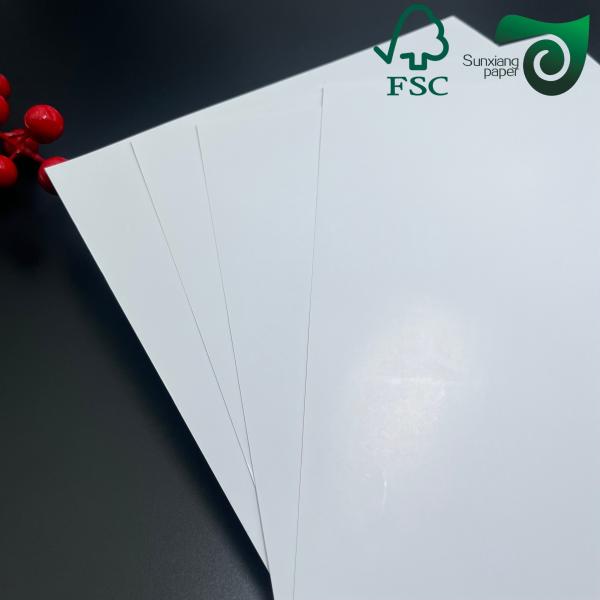 Papeterie brillante à double face pour l'impression de papier d'art brillant