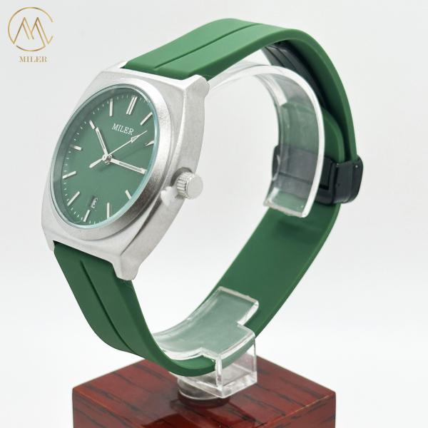 Caso de silicona relojes de pulsera clásicos para pareja 30M resistente al agua