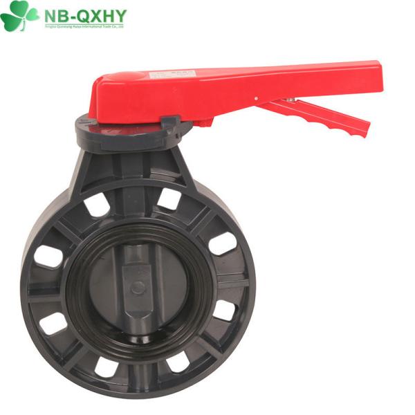 Economic Plastic PVC Gear Butterfly Valve Customized Request and Structure Butterfly