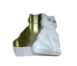 Cartoon Cats 4c Finish Epoxy Inner Tinplate Gift Cans
