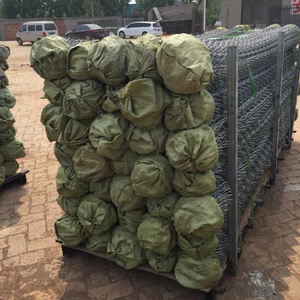 25m Length 1.5mm 6 Foot High Chain Link Fence With Galvanized