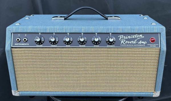 Custom Grand ′64 Princeton Reverb Tube Guitar Amp Head in Blue Color Fender Amp Clone Guitar Amplifier OEM