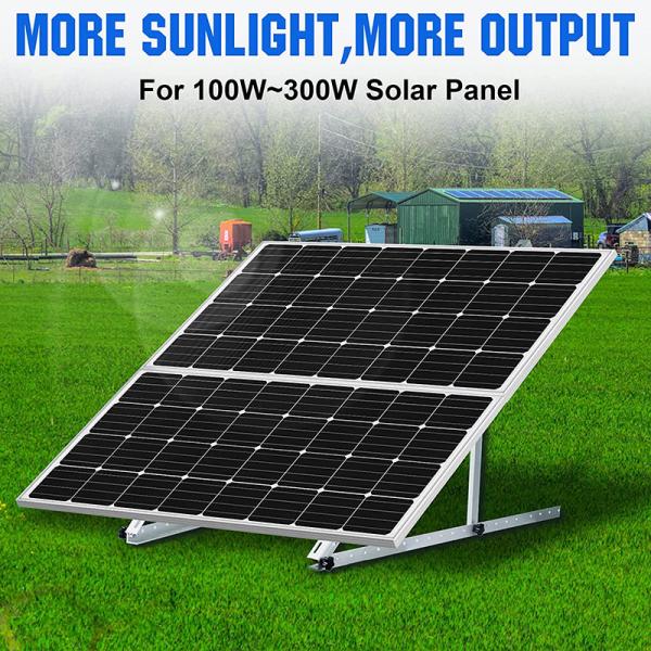 Anodized Aluminum Solar Panel Fixing Brackets Solar Panel Flat Roof Tilt Mount
