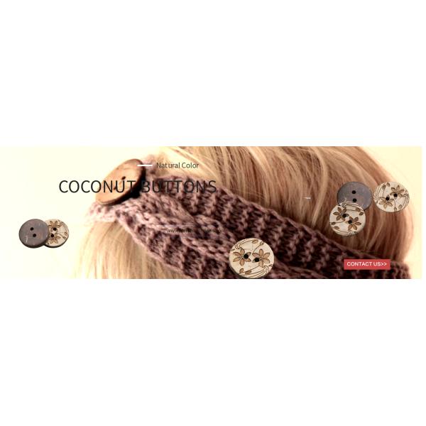 Кнопки кокоса диапазона волос главного диапазона