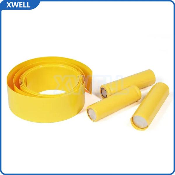 PVC Heat Shrink Film for 18650 Batteries with Precise 72mm×30mm Fit and 80-120℃ Fast Shrink Temperature