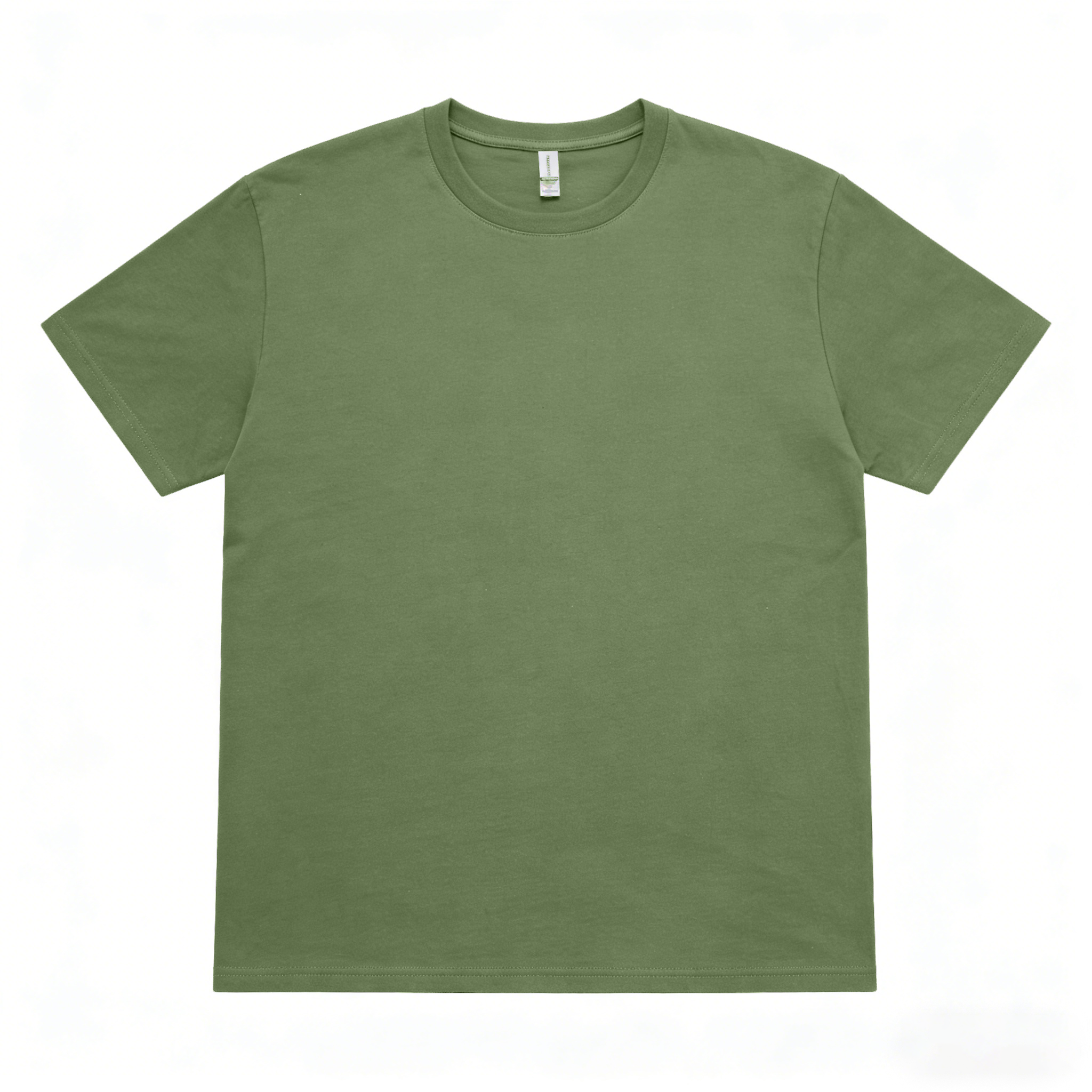 Men's Heavyweight Crewneck T-Shirt - Premium Cotton, Relaxed Fit, Solid Color Basics
