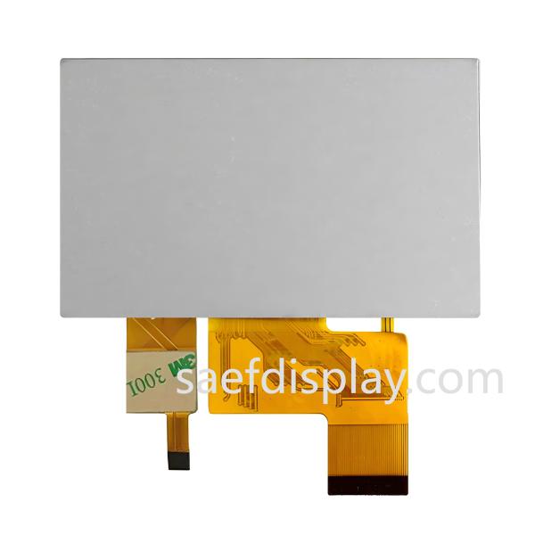 SFTO430HD-7338A-CT 4.3 Industrial TFT LCD | IPS 480×272 | RGB 24-bit | Capacitive Touch | -30°C to +80°C