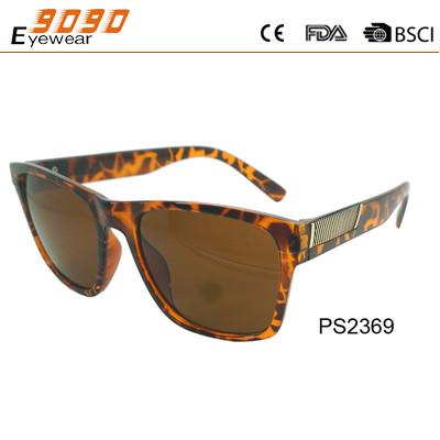 New arrive and fashionable sunglasses ,made of plastic, suitable for men and women