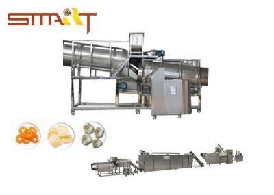 Máquina soprada automatizada dos petiscos, maquinaria da transformação de produtos alimentares do petisco da extrusão