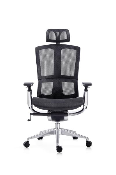 Fixed PP Armrest Mesh Swivel Office Chair OEM ODM For Executive