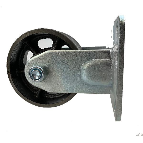 Cast Iron Antique Metal Cart Rigid PU Casters Wheel  5 Inch Castor