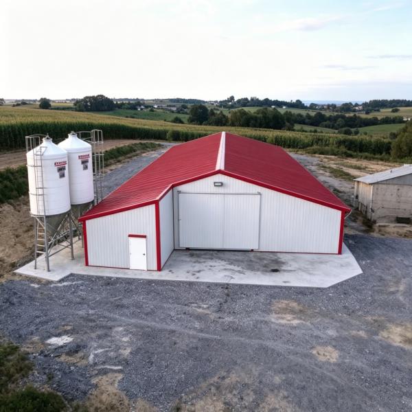 Chicken Shed Steel Structure Anti-rust Steel Construction for Long-term Use in Livestock Industry